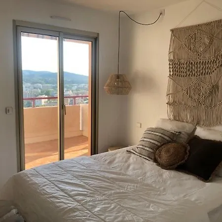 Climatise Avec Piscine, Terrasse Et Parking, - Fr-1-251-775 Le Lavandou